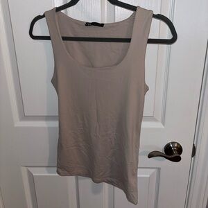 Zara Women's Beige Tank Top